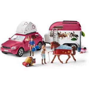 schleich® Figurine grand voyage equestre en voiture remorque Horse Club 42535