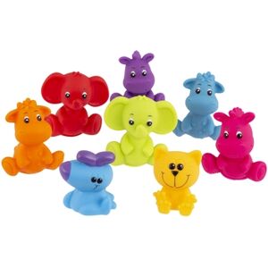 playgro Jouet de bain animaux rigolos de jungle lot de 8