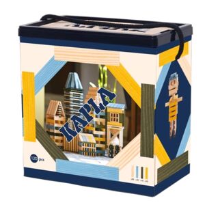 KAPLA Jeu de briques enfant bois bleu clair/jaune/vert, 120 pieces