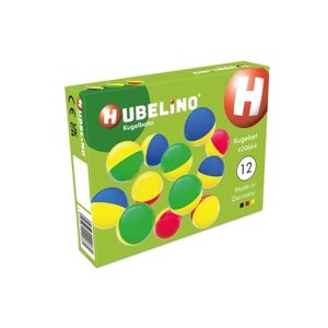 HUBELINO® Billes pour circuit à billes bicolore/multicolore 12 pièces