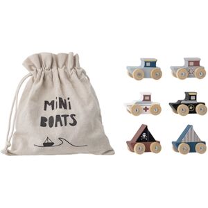 bloomingvilleMINI bloomingville Figurine bateaux Lissen bois