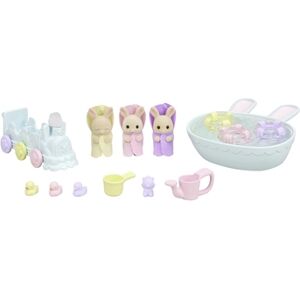 Sylvanian Families® Figurine accessoires de bain triples lapins creme 5707