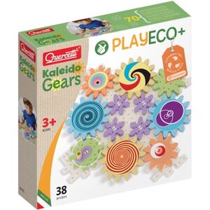 Quercetti Jeu de construction engrenages Play Eco+ Kaleido Gears bioplastique