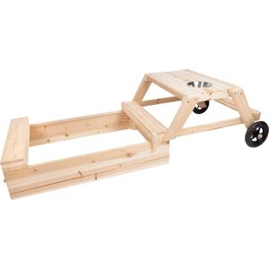 small foot® Bac a sable enfant table pique-nique bois