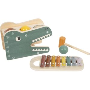 small foot® Jeu a marteler et xylophone safari bois