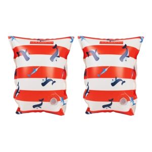 Swim Essentials Brassards de nage enfant Red White Whale 0 2 ans