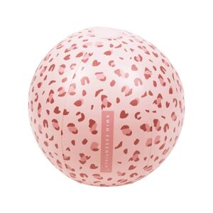 Swim Essentials Ballon de plage Old Pink Leopard a 51 cm