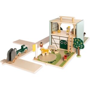 Pinolino Centre de jeu figurines centre equestre Lise accessoires bois