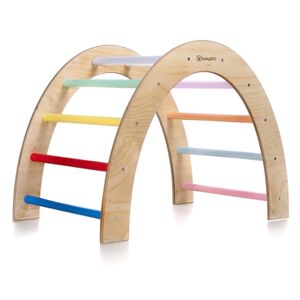 Echelle d'escalade enfant XXL Woodland Pikler bois multicolore