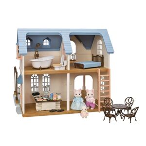 Sylvanian Families® Figurine maison toit bleu terrasse 5609