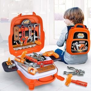 VATOS Jouet Outils pour Enfants 3+ Ans - Outils pour Enfants de 28 pièces  perceuse et Tournevis avec Sac à Dos, Chapeau, malette Outils boîte,  Cadeaux pour Garcon Filles et Enfants de