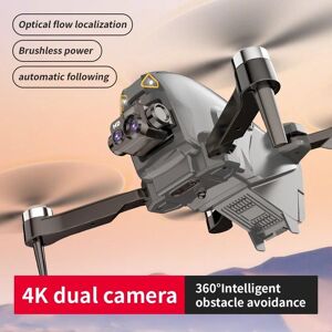 JJRC Nouveaux drones 4k double caméra S177, avion de traversée, gyroscope à six voies, flux optique sans balais, jouets quadrirotor pour éviter les obstacles à quatre côtés - Publicité