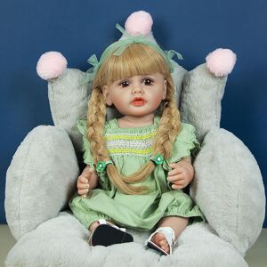 Poupée princesse Betty en Silicone pour filles, corps complet, étanche, 22 pouces, réaliste, doux au toucher, cadeau d anniversaire pour enfants
