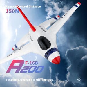 XK A200 RC avion F-16B Drone 2.4G avion 2CH avion de chasse télécommandé électrique EPP à voilure fixe - Publicité