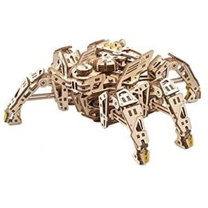 UGEARS Hexapod Explorer Puzzle 3D - Robot Araignée Mécanique - Maquettes pour Adultes avec Moteur à Ressort Puissant - Publicité