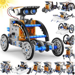 Kit de Robot solaire, jouets éducatifs et d apprentissage pour enfants, jouets STEM 12 en 1, Kit de construction scientifique à énergie solaire, ensemble de robotique à monter soi-même - Publicité