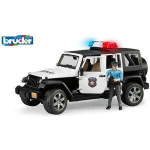 BRUDER   Appareil policier   Jeep Wrangler Unlimited Rubicon Police + figurine   1:16 - Publicité