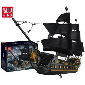 MOULD KING MOISISSURE KING 13186 Black Pearl Ship Pirate Bateau Pirates 5266PCS Blocs de construction Idées Voilier Briques Enfants Cadeaux d’anniversaire - Publicité