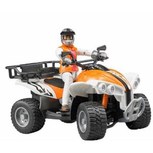 BRUDER   Temps libre   ATV et figurine de pilote   1:16 - Publicité