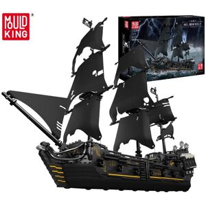 MOULD KING MOISISSURE KING 13111 Pirates Blocs de construction de navires pour adultes MOC Briques Le navire noir Kits de modèle pour construire des jouets éducatifs pour enfants - Publicité