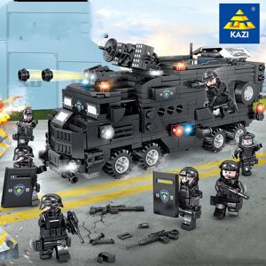 Nouveau SWAT bloque les petites particules de jouets assemblées pour enfants Insertion de Puzzle