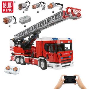 MOULD KING 17022 – jouets de construction techniques pour garçons, application RC, échelle de feu motorisée, Kits de camion, blocs de modèle, briques, jouets pour enfants, cadeau - Publicité