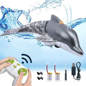 Banggood Bateau sous-marin à télécommande Stunt RC Dolphin 2.4G Jouets de pulvérisation d'eau Robot Poissons électriques Enfants - Publicité