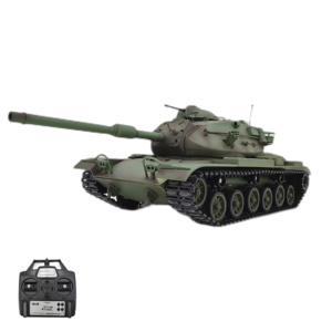 Modèle de char RC CoolBank US M60A3 1/16 2.4G avec éclairage, fumée, son et tir de balles, jouets tout-terrain