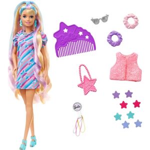 Barbie - Poupee - Ultra-chevelure Cheveux Blonds 21.6 Cm De Mattel - Publicité