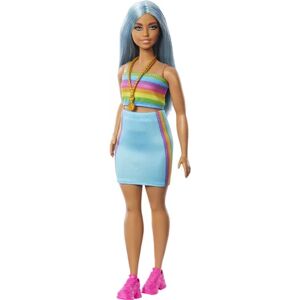 Barbie® - Poupee Fashionista Arc-en-ciel De Mattel - Publicité