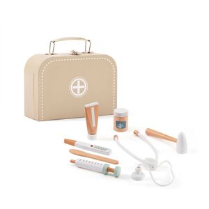 Kids Concept Mallette de docteur naturel Kid's Hub - Jouets en bois