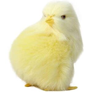 Eventerde Petit Poussin De Pâques Peluche   Petit Poussin Peluche   Poussin Figurine   Poussin Réaliste en Peluche Poussin Figure Poussin De Pâques en Peluche Poussin Jaune Animal en Peluche - Publicité