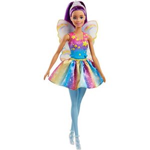 Barbie Fée arc-en-ciel Poupée Mannequin, FJC85 - Publicité