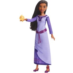 Mattel Disney Wish Poupée Articulée Asha De Rosas Chanteuse Avec Figurine Star, Tenue Amovible, Chante En Français, Cheveux Tressés, Jouet Enfant, Dès 3 Ans, HVX69 - Publicité