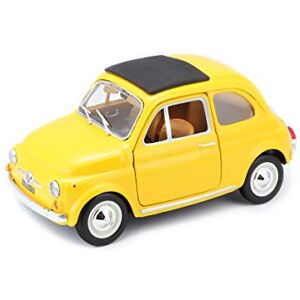 Bburago - Fiat Jouet modèle 500F 1965, 18-22098, Jaune, 1:24 Scale - Publicité