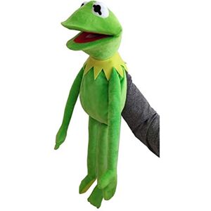 Tixiyu Marionnette en peluche en forme de grenouille Sesame la grenouille Jouet éducatif pour enfants 60 cm Vert - Publicité