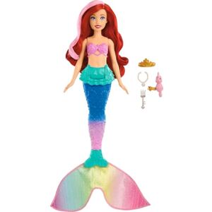 Mattel Disney Princess Jouet Aquatique Poupée Ariel La Petite Sirène Nageuse Et Figurine Hippocampe, Avec Cheveux Et Queue De Sirène Couleur, Jouet Enfant, A Partir De 3 Ans, HPD43 - Publicité