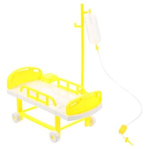 Luxshiny 1 Ensemble De Bouteilles De Perfusion De Lit D'hôpital pour Maison De Poupée Jouets De Jeu De Rôle pour Médecin Et Mini Lit Jouets D'hôpital D'imitation Jeux De - Publicité