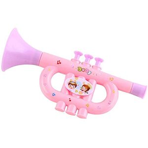 1Pc Réutilisable en Plastique Corne Trompette Jouets Instrument de Musique Education Enfants Jouet Cadeau Tout-Petit Jouets d'apprentissage pour - Publicité