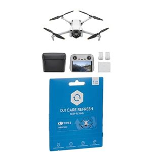 DJI Bundle  Mini 3 Fly More ( RC) + Card  Care Refresh 1-Year Plan ( Mini 3) Mini Drone Caméra Léger Et Pliable Avec Vidéo 4K HDR, Temps De Vol De 38 Minutes, C0 - Publicité