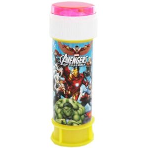 Dulcop Bulles Avengers Bulles de Savon 60 Ml 047578 Multicolore Plastique Licence Officiel Jouet Enfant Jeu de Plein air À Partir de 3 ans - Publicité