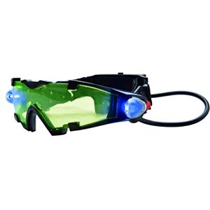 Lexibook Spy Mission, Lunettes de Vision Nocturne Espion, lumières LED rétractables, Verres teintés Vert, Bandes élastiques Ajustables, Noir, RPSPY04, Moyen - Publicité