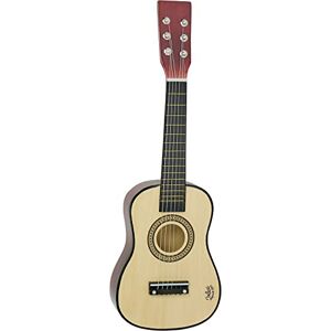 Vilac Guitare en Bois Naturel 8358 Instrument de Musique Enfant en Bois 6 Cordes en Nylon Apprendre à Jouer à la Guitare Taille adapté aux Enfants à partir de 36 Mois - Publicité