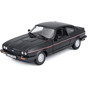 Bburago Burago- May Cheong GROUP--1/24 Ford Capri 1973-Noire-Véhicule pour Enfant dès 3 ans-21093BK, 21093BK, Noire - Publicité