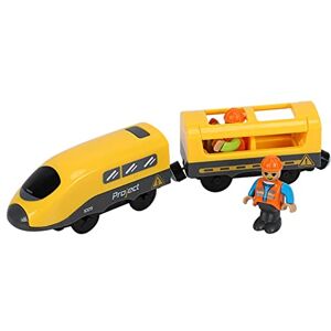 LICHENGTAI Train de Locomotive à Action à Piles, Jouets De Train Magnétique De Train Modèle, Train Modèle pour Enfants Train Electrique Grande Vitesse Jouet Locomotive Compatible Voie en Bois pour Garçon Fille - Publicité