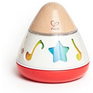 Hape Boîte à Musique Bébé en Bois Boîte à Musique à Remonter, Musique Douce et Notes Colorées Jeux d'Éveil en Bois pour Bébé Fille et Garçon Jouets Sensoriels Premier Âge - Publicité