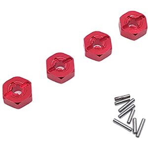 F Fityle Adaptateur Hexagonal de 12mm pour 1/14 14400 pour 1/12 124018 124019 Pièces de à de Voiture RC (Ensemble de 4), Rouge - Publicité