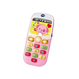 VTech Baby Smartphone Bilingue Rose, Téléphone Bébé, Jouet d'Éveil Version FR - Publicité