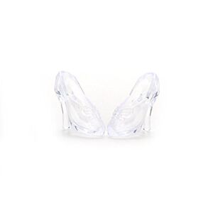 keepingup 1 paire de chaussures en cristal pour poupée Barbie Cendrillon 27,9 cm Transparent - Publicité
