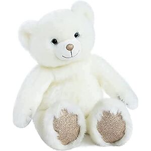 Doudou et Compagnie Gros Ours En Peluche Paillettes 120 cm Blanc Ours Collection DC3416 - Publicité